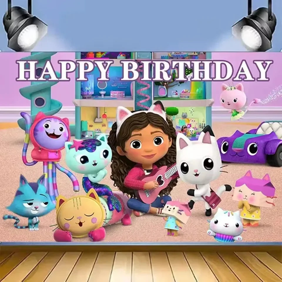 Build Your Own Decorating KIT or Party Favor KIT - Gabby Dollhouse Party Theme