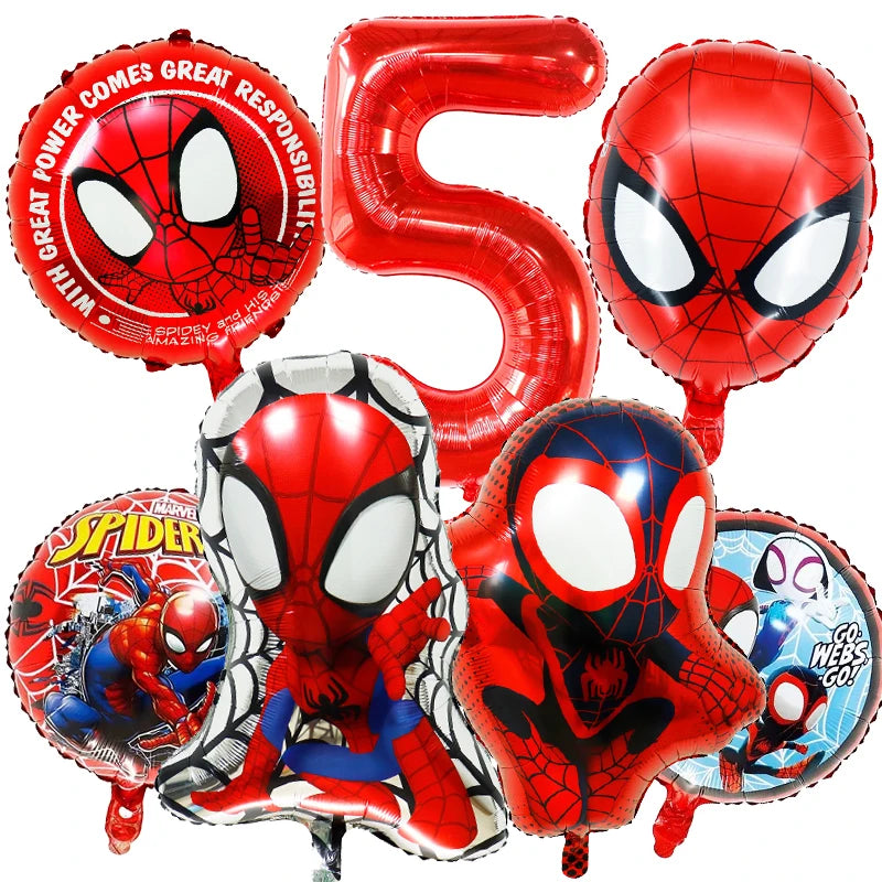 Spidey and his Amazing Friends - Balloon Kit with Number