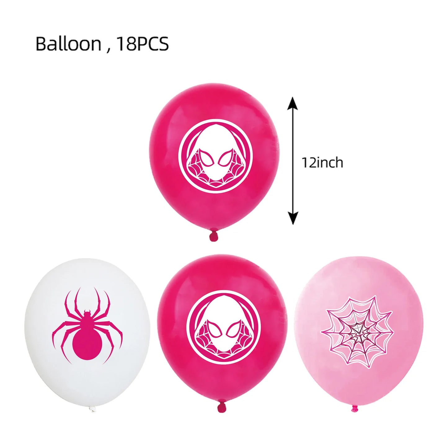 Build Your Own KIT - Ghost Spider Girl - Spiderman Party Decoration