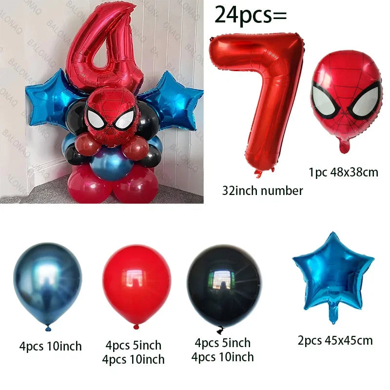 Spiderman Balloons KIT - Small -
Kit de globos del Hombre Araña - Pequeño