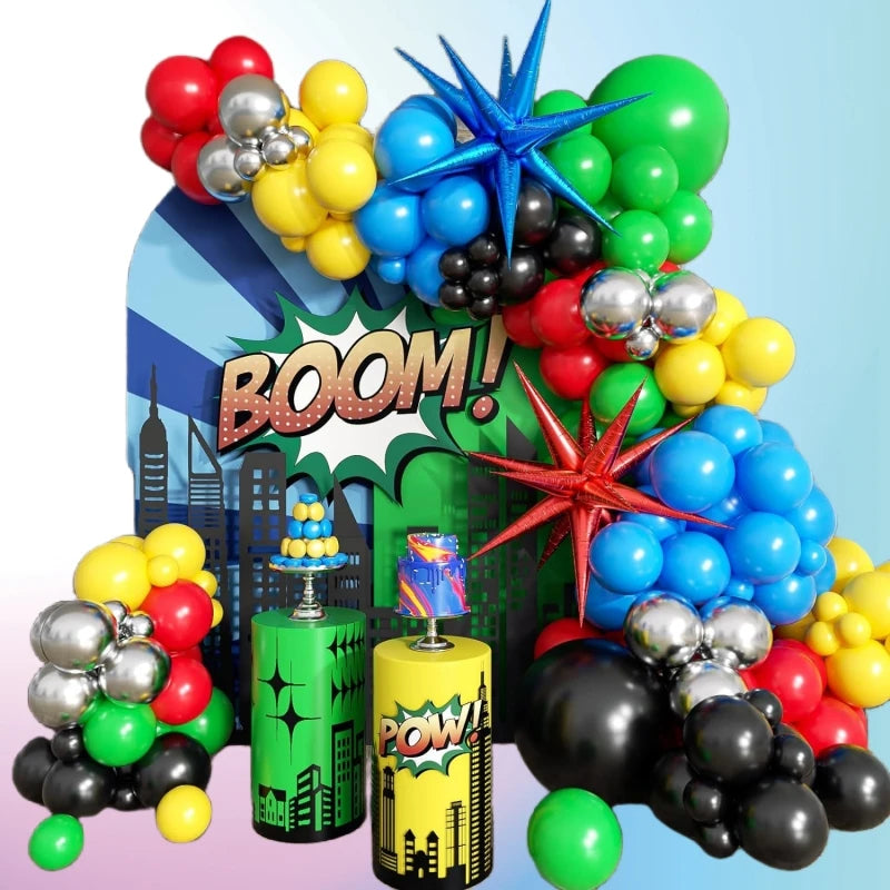 Balloon Arch Kit - Super Hero Theme