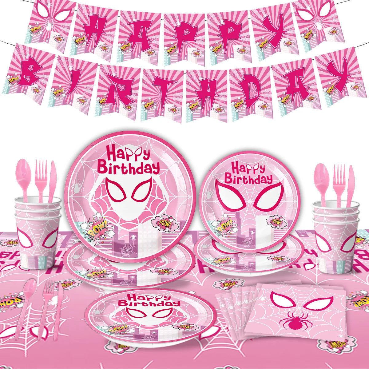 Build Your Own KIT - Ghost Spider Girl - Spiderman Party Decoration