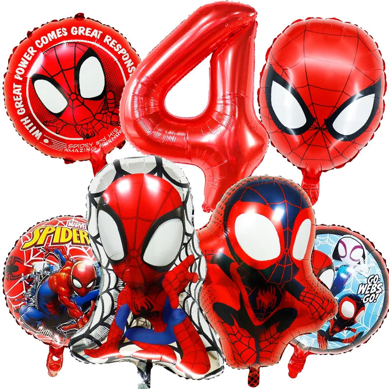Spidey and his Amazing Friends - Balloon Kit with Number