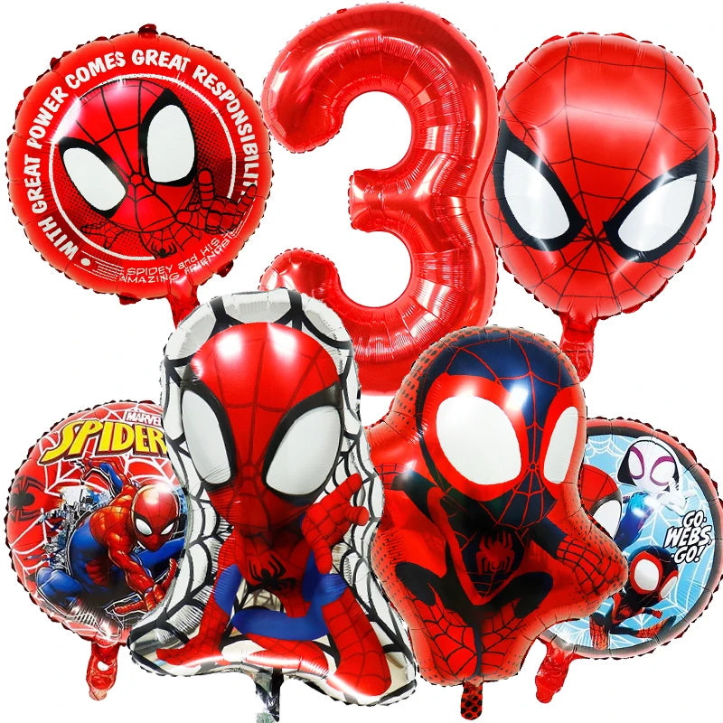Spidey and his Amazing Friends - Balloon Kit with Number