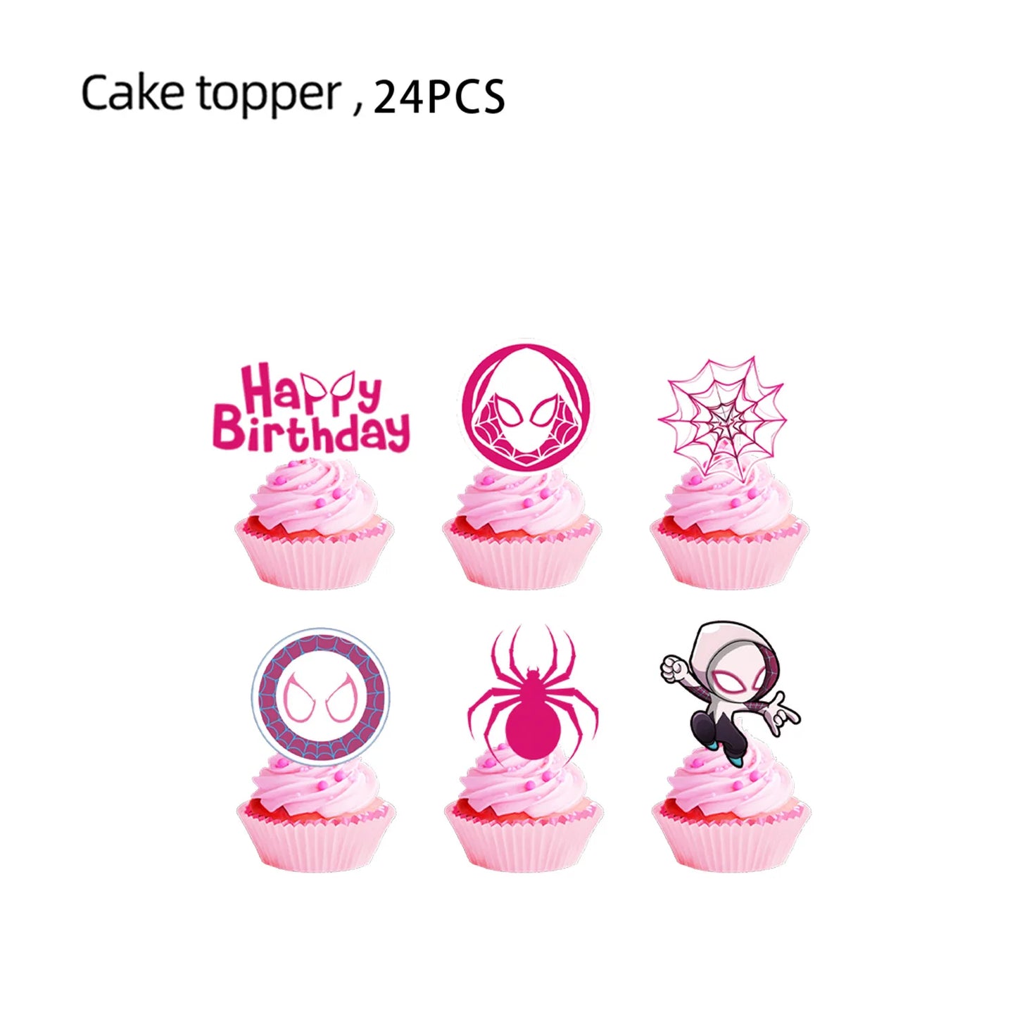 Build Your Own KIT - Ghost Spider Girl - Spiderman Party Decoration