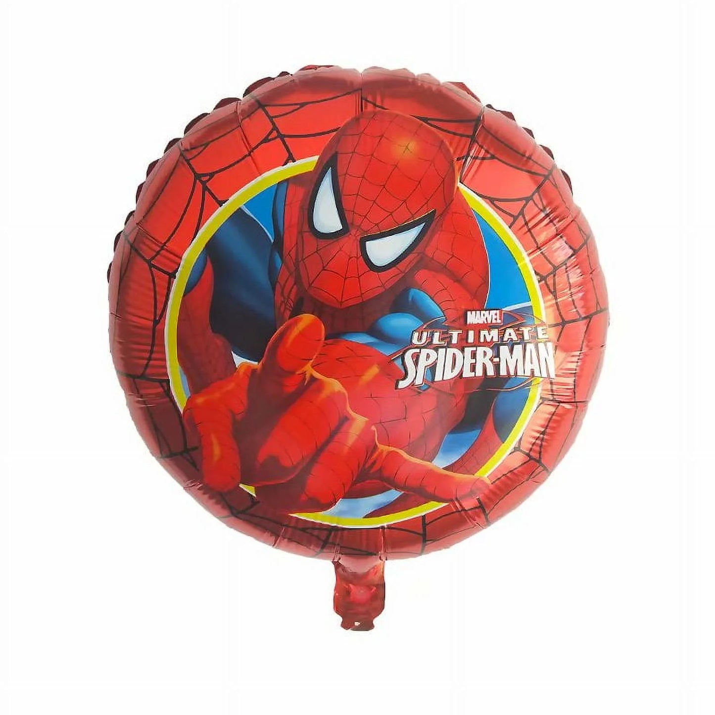Spiderman Themed Gloves Mask Cape Balloons Banner, 19-Piece, 30 X 25 In, 12 Oz