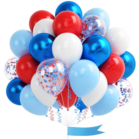 Spidey Theme Balloons - 60 Pcs 12"- Balloons Set