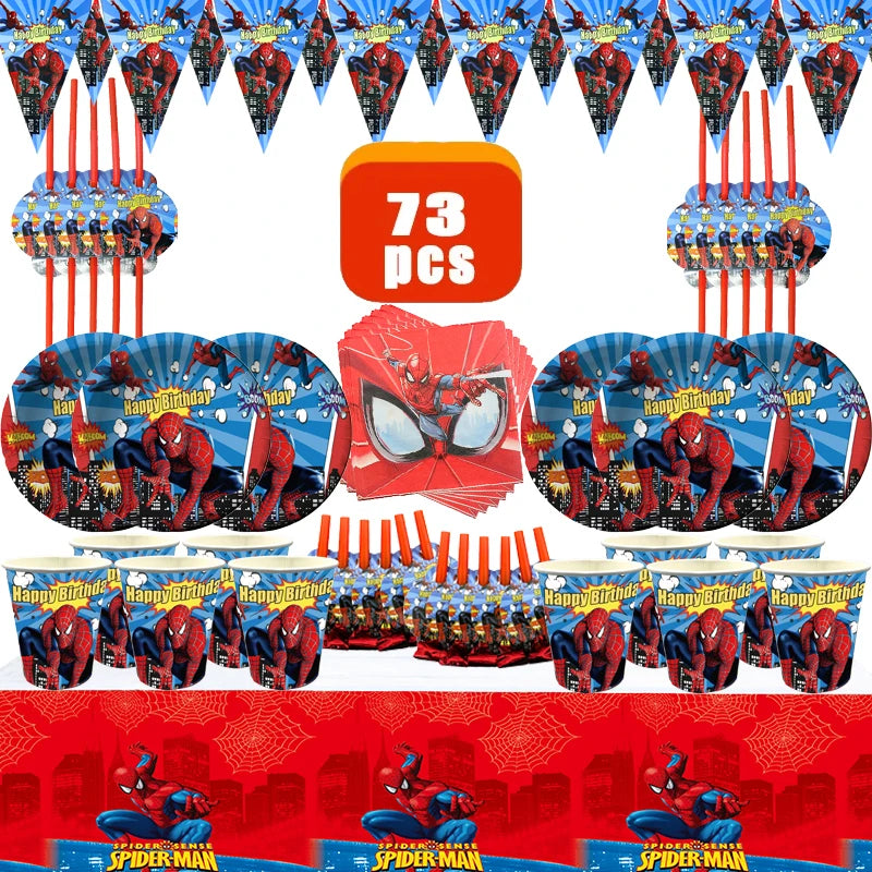 Spidey Birthday Decoration - KIT Bundle