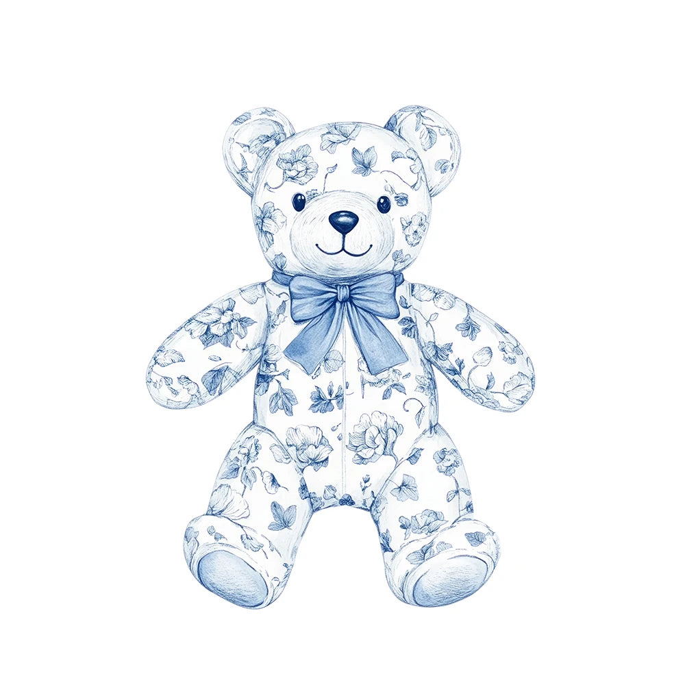 Baby Shower Blue Toile Cut Outs Cardboard Cutouts - Decor Backdrop Stand Up Prop