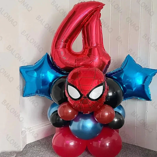 Spiderman Balloons KIT - Small - 
Kit de globos del Hombre Araña - Pequeño